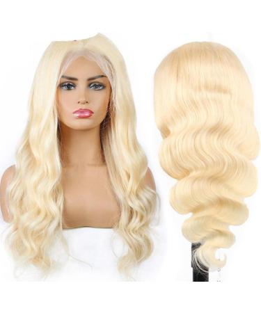 40 Inch 613 Blonde Lace Front Wig - Real Hair Body Shaft HD Lace Frontal Pre-Plucked Transparent 250 Density for Women - #613 18 Inch 13x1 Lace Wig - Buy Online on GoSupps.com