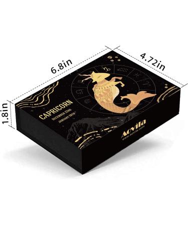 Aovila Capricorn Crystals Set | Zodiac Sign Birth Stones & Medicinal Crystals with Horoscope Box - Enhance Your Astrology Experience - Buy Online on GoSupps.com