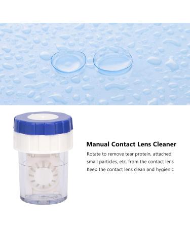 10-Piece Manual Contact Lens Cleaner Set - Portable Soft Tank & Case - Professional Blue Lens Care - Buy Online on GoSupps.com