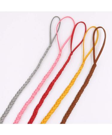Shop Censhaorme Leather Woven Alloy Pacifier Chains - Colorful Braided Clip Holders & Baby Accessories - Buy Online on GoSupps.com