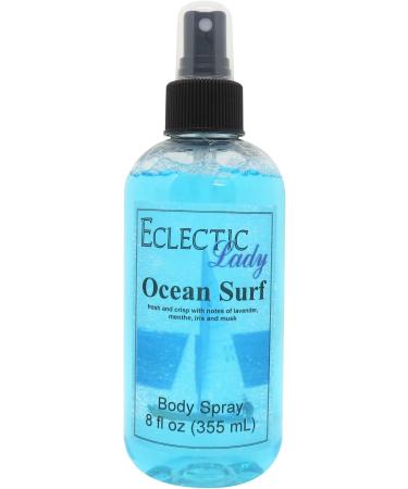Ocean Surf Body Spray 8 ounces Body Mist for Women with Clean Light & Gentle Fragrance Long Lasting Perfume with Comforting Scent for Men & Women Cologne with Soft Subtle Aroma For Daily Use 8 Fluid Ounces