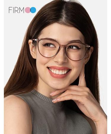 Firmoo Pink Blue Light Blocking Glasses | Anti Glare Computer Gaming Eyewear 3.0x - Non Prescription - Buy Online on GoSupps.com