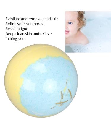 Natural Bubble Bath Bombs for Kids | Moisturizing & Fizzing Shower Balls with Essential Oils - 130g/4.59oz - Buy Online on GoSupps.com