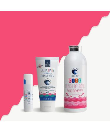 Olita Mineral Sunscreen SPF 50 Lotion for Kids - Unscented - 3 oz | Broad Spectrum & Water-Resistant | Chemical-Free & Organic Zinc Sunblock | Reef Safe & All-Natural - Buy Online on GoSupps.com