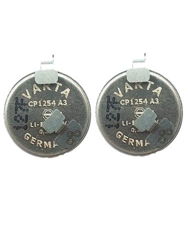(2 Pack) CP1254 A3 Replacement Battery for Jabra rox B&O H5 Fitbit Bluetooth Headset Bracelet Glasses VARTA ICR LIR1254 A2 Need Professional Skills!