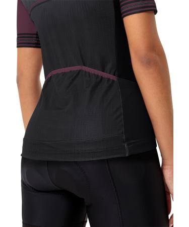 VAUDE Women's Posta Hz Tricot II T-Shirt 40 Cassis - Stylish Eco-Friendly Performance Top for International Shipping - Buy Online on GoSupps.com