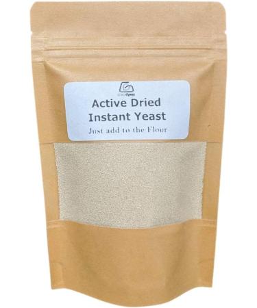 Active Instant Yeast 100g Great for Bread Machines Suitable for Vegans and Vegetarians just add to The Flour Perfect for Baking Bread Rolls Pizza Dough & Loaves - Buy Online on GoSupps.com