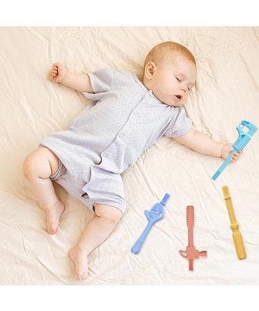 JUCHRZEY 5pcs Baby Chew Toys | Safe Silicone Teething Toys for Babies | Perfect for Soothing Gums - Buy Online on GoSupps.com