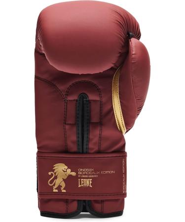LEONE 1947 Bordeaux Edition Boxing Gloves - Unisex Adults 12 OZ Burgundy | Premium Quality & International Shipping - Buy Online on GoSupps.com