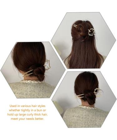 minkissy Cute Cute Hairpin Cat Hair Clips Cat Hair Pin Women Hair Accessories Retro Hairpin Girl Hair Accessories Cute Hair Clips for Women Hair Bun Hair Fork Lazy Wind Miss Alloy - Buy Online on GoSupps.com