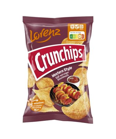 Buy Lorenz Snack World Crunchips Western Style - Pack of 10 (150g Each) - Delicious International Snack - Buy Online on GoSupps.com