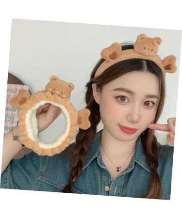 Beatifufu Bear Face Wash Headband Spa Headband for Washing Face Makeup Headband for Washing Face Washing Face Headbands Spa Headbands for Women Facial Headband Bear Makeup Headband - Buy Online on GoSupps.com