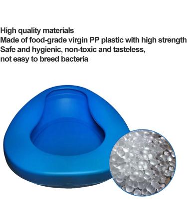 NEDLON Plastic Bedpans Unisex Thicken Bed Pan Portable Toilet Potty for Bedridden Old Man Pregnant Woman Hospital Or Home Use (Color : Blue) - Buy Online on GoSupps.com