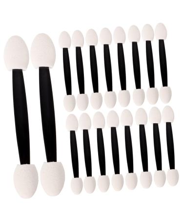 MAGICLULU 4 Double Ended Eye Shadow Stick Lip Balm Applicator Accessory Double Sided Miss Brush Tool Sponge 6.1x1CM As Shown