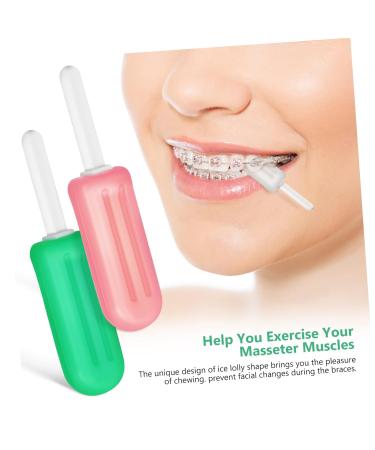 SOESFOUFU 18pcs -shaped Silicone Chewies for Braces Aligner Lightweight Design Fun Chewing for Exercising Masseter Muscle - Buy Online on GoSupps.com