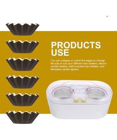 Buy HOMSFOU 50pcs Leak Proof Wax Melt Liners for Candle Warmers - Black Electric Wax Warmer Inserts for Scented Wax - Buy Online on GoSupps.com