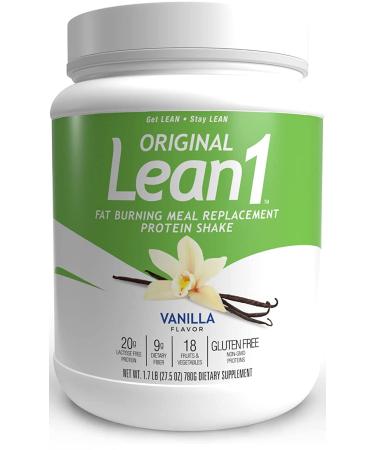 Lean1 Fat Burning Meal Replacement Protein Powder - Vanilla - 15 servings