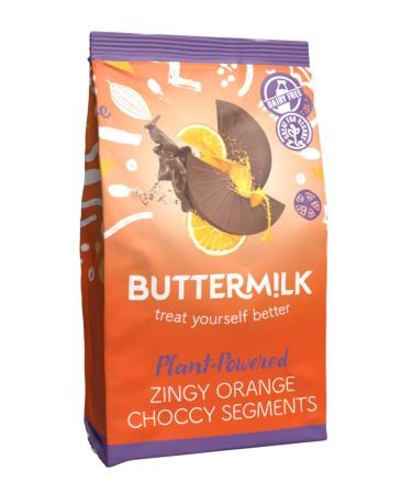 Buttermilk Zingy Orange Choccy Segments 100g