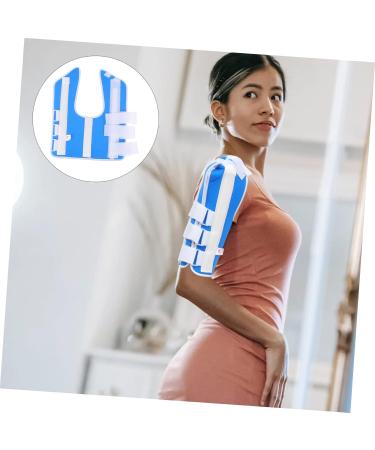 FRCOLOR Humerus Fixation Strap - Shoulder Brace for Men & Women | Arm Splint & Rest Support - 32x15x2cm Blue & White - Buy Online on GoSupps.com