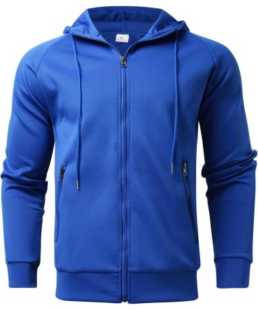 Buy Hanxiulin Men's Training Suit - Blue Polyester Jogging Set XXL | Comfortable Sweatshirt & Pants for Sports - Buy Online on GoSupps.com