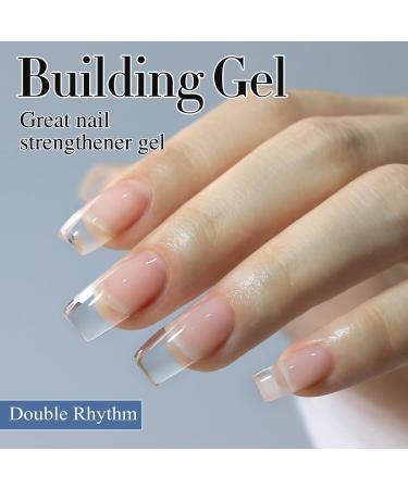 Double Rhythm Clear Gel Nail Polish 15ml - Long Lasting Nail Strengthener & Builder for Extensions - Soak Off UV Gel - 8 in 1 Clear Hard Gel - Buy Online on GoSupps.com