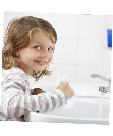 Partykindom Kids Toothbrush - Silicone Tooth Cleaning Brush for Baby Teeth Care | Gentle Dental Hygiene Tool for Children - Pink (1 Pack) - Buy Online on GoSupps.com