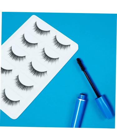 Beavorty 10 Pairs short false eyelashes fake cosmetic eyelashes Fake Eyelash thick cross eyelashes artificial eyelashes Makeup lash lashes Stage Eyelash 6d extend slim artificial fiber - Buy Online on GoSupps.com