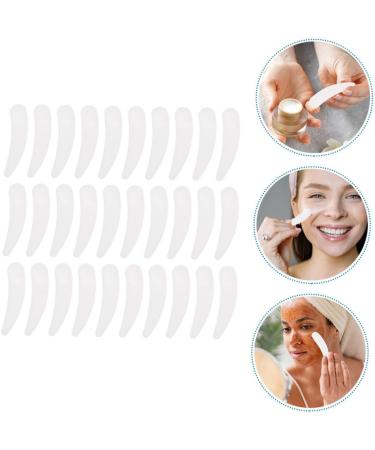 FOMIYES 500 Pcs Mask Scoop Cream Scoop Eye Cream Spoon Facial Cream Spoons Facial Scoops Face Tools Pp White mediumx5pcs Whitex5pcs - Buy Online on GoSupps.com