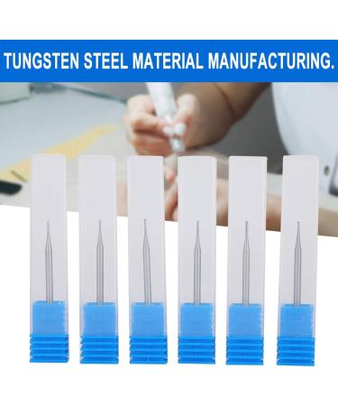Naroote Manicure Drill - 6pcs Tungsten Steel Electric Nail Art Grinding Heads (1.4mm) - Best for Professional Nail Care | International Shipping - Buy Online on GoSupps.com