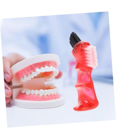 Beavorty 3-Piece Portable Prosthesis Toothbrush Set | Mini Cleaning Tool for Oral Care | Multifunctional Travel Brush - Buy Online on GoSupps.com