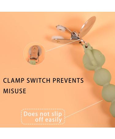 Buy BDSHUNBF 6PC Silicone Pacifier Chain - Soft Clip for Boys & Girls | Personalized Gift - Buy Online on GoSupps.com