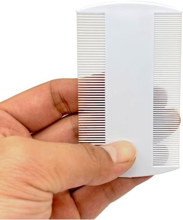 FTONOM5 4PCS Lice Comb for Kids & Pets - Double Sided Nit Detection - Durable Lice Removal Tool - White - Buy Online on GoSupps.com