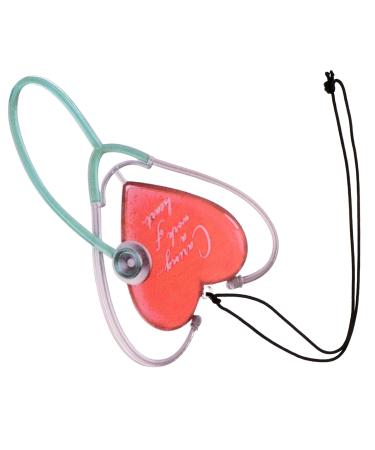 Pendant Medical Ornament for Christmas Tree & Home Decor Caring Heart Hanging Ornament Christmas Tree Nurse Work Acrylic Heart-Shaped Ornaments