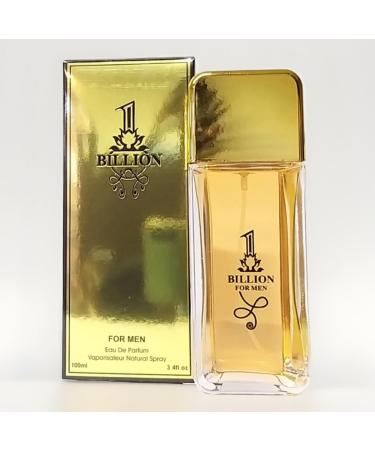 Billion For Men Eau De Parfum Natural Spray 3.4 fl oz 100ml Gold - Buy Online on GoSupps.com