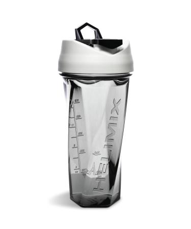 Helimix Vortex Blender Shaker Bottle 28oz | No Blending Ball or Whisk | USA Made | Portable Pre Workout Whey Protein Drink Shaker Cup | Mixes Cocktails Smoothies Shakes | Dishwasher Safe White
