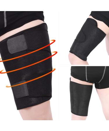 Adjustable Breathable Thigh Support Compression Sleeve for Sports Injuries - Buy Online on GoSupps.com