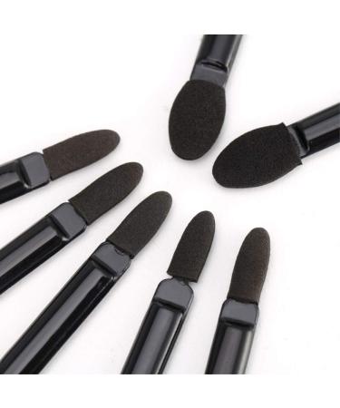 AaKode 50PCS Disposable Double Head Eyeshadow Sponge Brushes Cosmetic Tool  Professional Dual Sides Eyeshadow Brushes Makeup Applicator(Size: 2.44 inch  Color: Black)11 50pcs-short handle Black - Buy Online on GoSupps.com