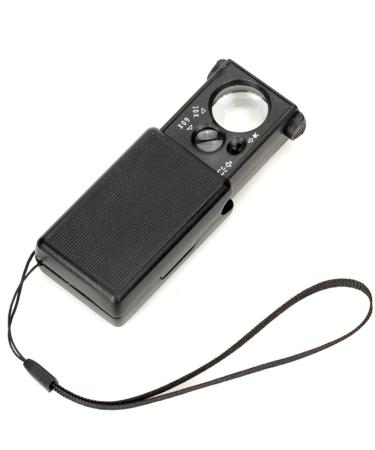 Magnifying Glasses Educational Hobby Magnifiers Teles60X Magnifier Handheld Portable 30X Antique Jewelry Appraisal High Definition Hd Magnifier Comfortable Anniversary