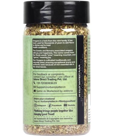  Urban Platter Urban Platter Dried Oregano Flake Shaker 30g (Product of Turkey highly aromatic 3% oil content) - Buy Online on GoSupps.com