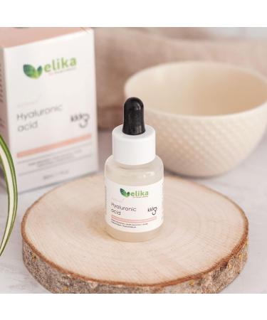 PREMIUM Hyaluronic Acid Face Serum | Reduces Wrinkles Deeply Hydrates and Softens | Radiant and Youthful Skin | 100% Organic Hyaluronic Acid Face Serum | 30ml | Koko - Elika Foods - Buy Online on GoSupps.com