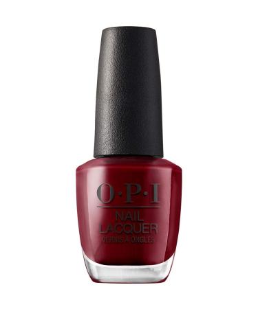 OPI Nail Lacquer We the Female | Opaque Dark Red Crème Chip Resistant Nail Polish | Washington DC Collection