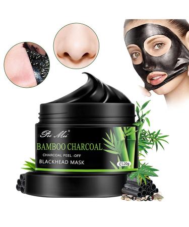 Blackhead Mask | Activated Charcoal Peel Off Face Mask for Deep Pore Cleansing | Sky-shop Acne & Blackhead Remover (120g - Buy Online on GoSupps.com