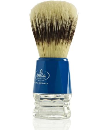 Omega 10218 Pennelli Barba Setola - Premium Shaving Brush Set for Grooming Enthusiasts | International Shipping Available - Buy Online on GoSupps.com