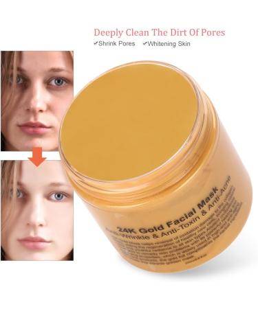 24 Gold Facial Mask Collagen Face Mask 24 Gold Facial Deep Hydration Whitening Brightening Mask Tearing For Mask Skin Rejuvenation - Buy Online on GoSupps.com