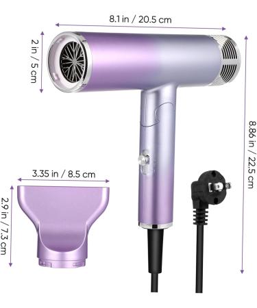 Outanaya Travel Hairdryer Small Travel Blow Dryer Shell Material Brushless Motor Small Hairdryer - Buy Online on GoSupps.com