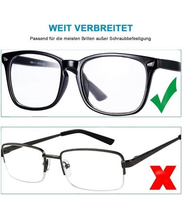 25 Pairs of Soft Self-Adhesive Non-Slip Silicone Glasses Pads - Ideal for Sunglasses & Presbyopic Glasses - Buy Online on GoSupps.com