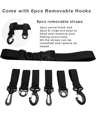 Pfilerso Adjustable Fishing Wader Belt Set - Lip Gripper, Lanyard, Multi-Functional Waist Belt for Fly Fishing, Surfing, Kayaking - Fits 31-58 Waist - Black (3 Pack) - Buy Online on GoSupps.com
