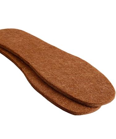 Soft Alpaca Wool Felt Winter Warm Shoe Boot Insoles - Natural Wool Felt Insert for Men and Women (Mens 10 or Womens 11) M 10/ W 11