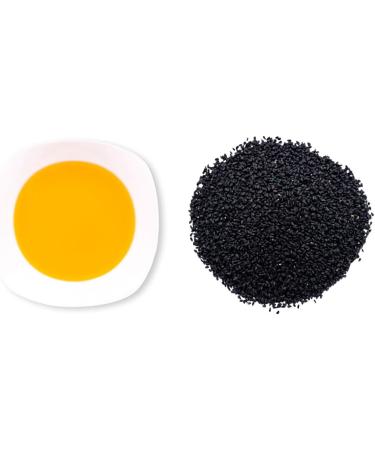 Organic Nigella Oil Black Seed Oil Organic Black Cumin Oil Cold Pressed in Europe Egyptian Seeds 500ml - Buy Online on GoSupps.com