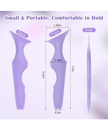 Catcan 5-in-1 Eyeliner Stencils for Eyes - Reusable Silicone Tool for Beginners - Purple - Buy Online on GoSupps.com